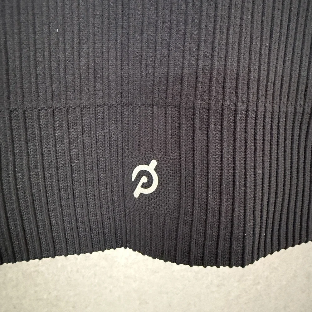 Peloton Women's Size XS/S Seamless Square Neck Bra 214‎ Black NWT